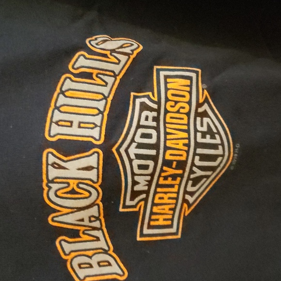 Mens black Harley Davidson t shirt - Picture 2 of 4